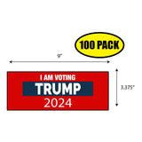 I Am Voting Trump 2024 Sticker