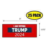 I Am Voting Trump 2024 Sticker