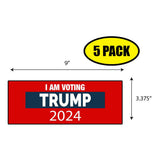 I Am Voting Trump 2024 Sticker