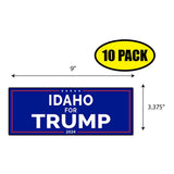 Idaho For Trump Sticker