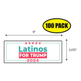 Latinos For Trump Sticker