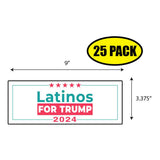 Latinos For Trump Sticker
