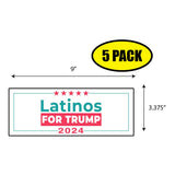 Latinos For Trump Sticker