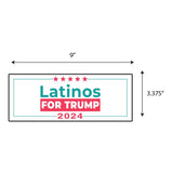 Latinos For Trump Sticker