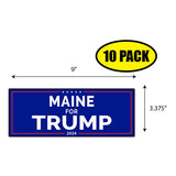 Maine For Trump Sticker
