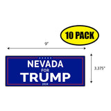 Nevada For Trump Sticker