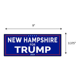 New Hampshire For Trump Sticker