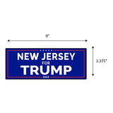 New Jersey For Trump Sticker
