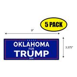 Oklahoma For Trump Sticker