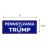 Pennsylvania For Trump Sticker
