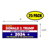 Re-elect Trump KAG 2024 Sticker