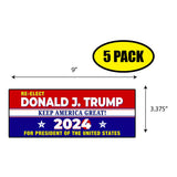 Re-elect Trump KAG 2024 Sticker