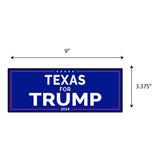 Texas For Trump Sticker