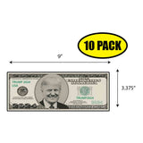 Trump 2024 Dollar Sticker