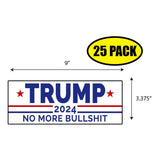 Trump 2024 No More Bull Sticker