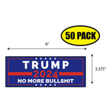 Trump 2024 No More Bull Sticker