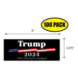 Trump 2024 The Rules Sticker