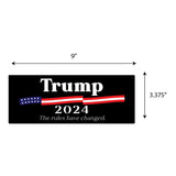 Trump 2024 The Rules Sticker