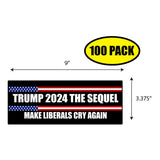 Trump 2024 The Sequel Sticker