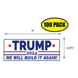 Trump 2024 We Will Build Sticker