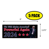 Trump America Powerful 2024 Sticker