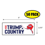 Trump Country Alaska Sticker