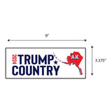 Trump Country Alaska Sticker