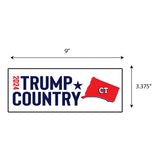 Trump Country Connecticut Sticker