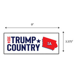 Trump Country Iowa Sticker