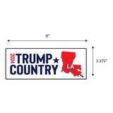 Trump Country Louisiana Sticker