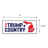 Trump Country Michigan Sticker
