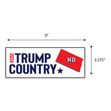 Trump Country North Dakota 2024 Sticker