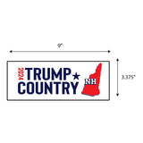 Trump Country New Hampshire 2024 Sticker