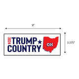 Trump Country Ohio 2024 Sticker