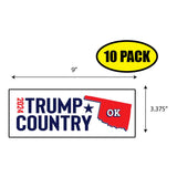 Trump Country Oklahoma 2024 Sticker