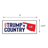Trump Country Oklahoma 2024 Sticker