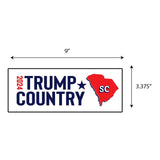 Trump Country South Carolina 2024 Sticker