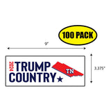 Trump Country Tennessee 2024 Sticker