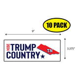 Trump Country Tennessee 2024 Sticker