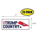 Trump Country Tennessee 2024 Sticker