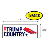 Trump Country Tennessee 2024 Sticker
