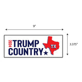 Trump Country Texas 2024 Sticker