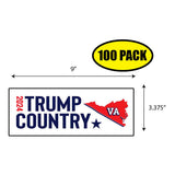 Trump Country Virginia 2024 Sticker