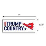 Trump Country Virginia 2024 Sticker