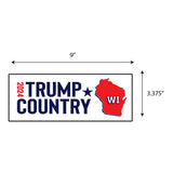Trump Country Wisconsin 2024 Sticker