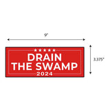 Trump Drain The Swamp 2024 Sticker