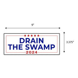 Trump Drain The Swamp 2024 Sticker