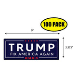 Trump Fix America Again 2024 Sticker