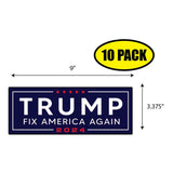 Trump Fix America Again 2024 Sticker
