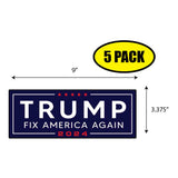 Trump Fix America Again 2024 Sticker